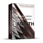 IPTV Subscription - IPTIVI Subscription - 1 Month - IPTV PACK