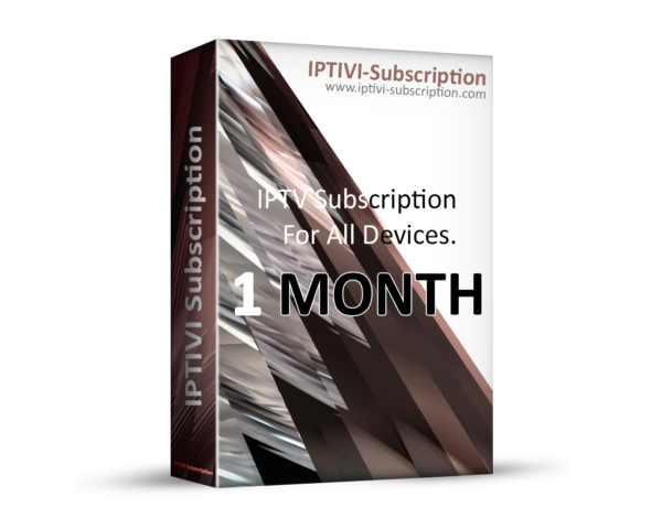 IPTV Subscription - IPTIVI Subscription - 1 Month - IPTV PACK